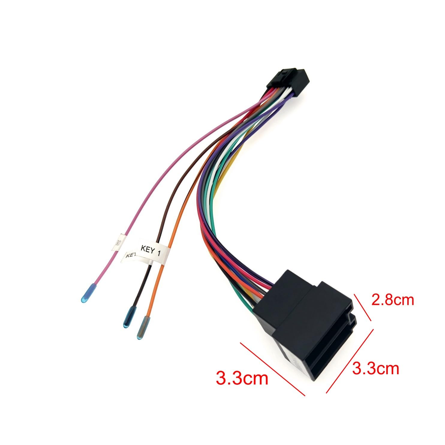 JZK Câble Adaptateur 16 Broches Vers ISO, Prise Standard ISO Pour JZK Câble Adaptateur 16 Broches Vers ISO, Prise Standard ISO Pour