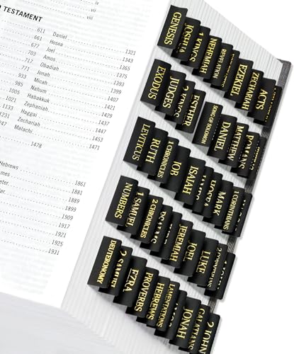 Image of Taja Bible Tabs, 75 Large Print Index Tabs for Women & Men
