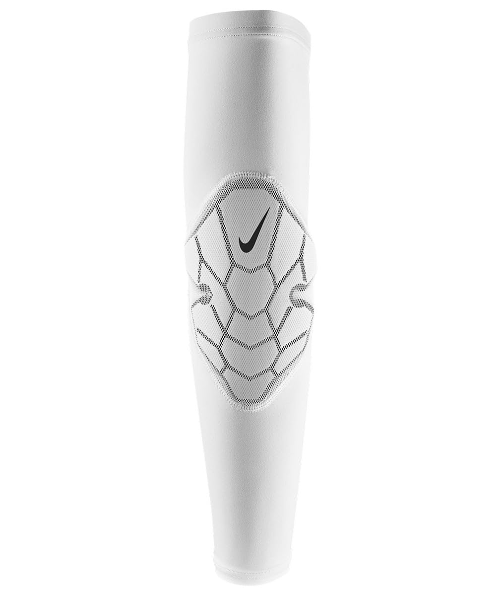 Nike Hyperstrong Padded Elbow Sleeve 3.0 White | Gray LG | XL