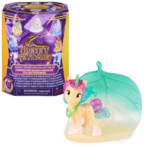Unicorn Academy 'Ecole des Licornes Mini Figurine À Collectionner Avce Support Pierres Précieuses Jouets Inspirés De La Série 'Ecole des Licornes Jouet Enfant Et + Modèle Aléatoire - vue 2