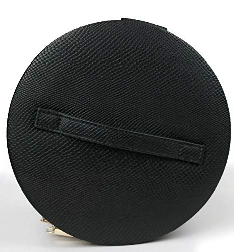 Lancome Two Layers Cosmetic Synthetic Leather Train Case Box Organizer, Black in Semi Gloss Finish