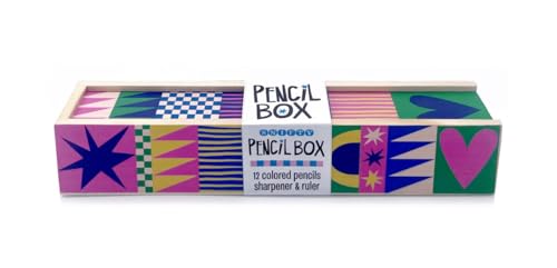 Image of SNIFTY Pencil Box Geo Love, Organizer, Ocean friends pencil box + colored pencils