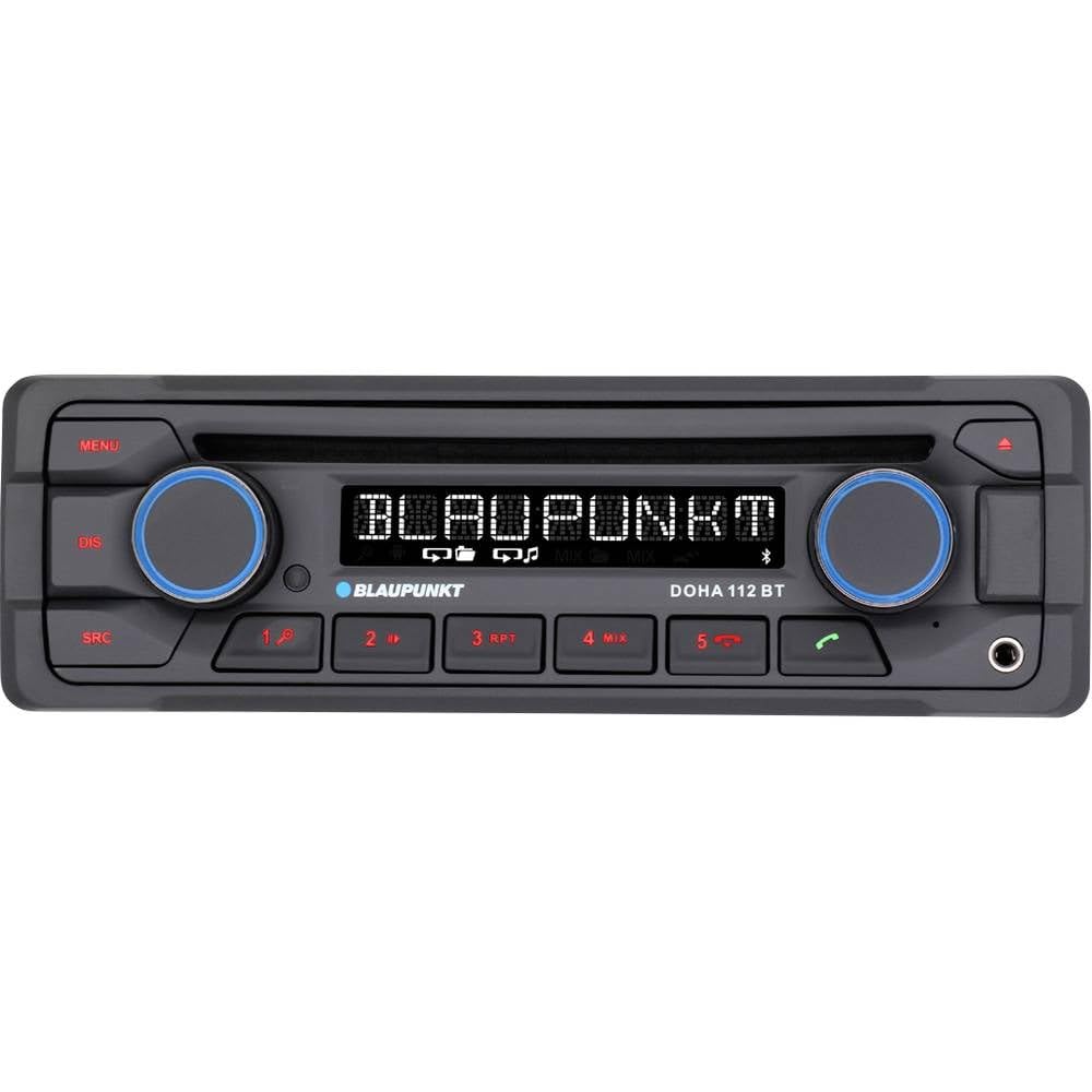 Blaupunkt 1-DIN, Bluetooth-Freisprecheinrichtung, 12 V, Heavy Duty Design DOHA112BT, schwarz