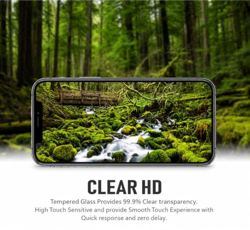 Image of Tempered glass for iPhone 11 Pro Max /XS Max (6.5 Inch), 9H Hardness, HD Clear, Bubble Free, Case Friendly, Scratch Resistant, Screen Protector Full HD Quality, Edge to Edge Coverage, Easy Installation (iPhone 11 Pro Max /XS Max), Pack of 1