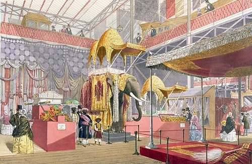Palais la cour indienne Art Portrait Impression d'affiches Toile pour Mur Sombre