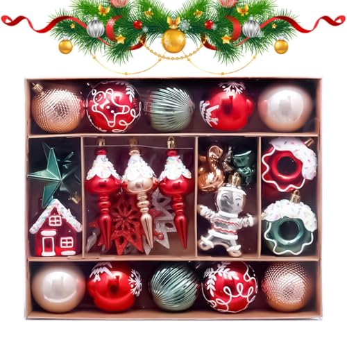 Pendentifs décoratifs à suspendre en version boules de Noël incassables haut de gamme