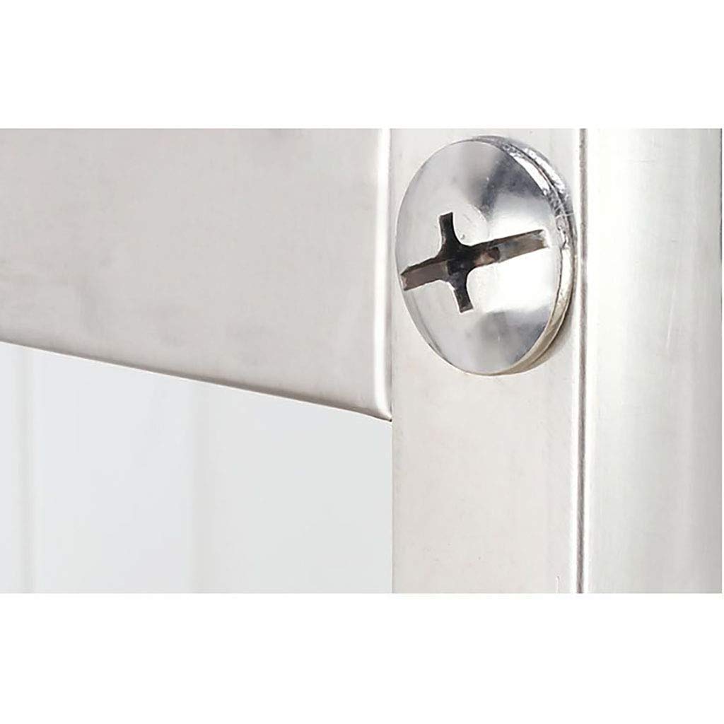 Carrello da tè in acciaio inox a 3 ripiani, elegante carrello da pranzo e servizio per casa, hotel, ristorante, resistente, per dessert e bevande, design moderno e versatile