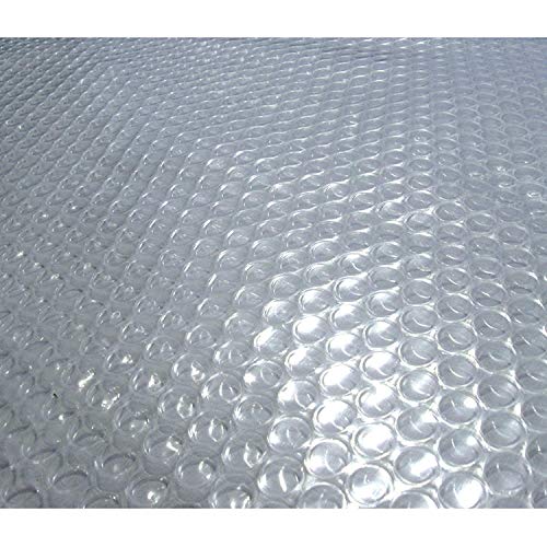 Clear Solar Blanket for Above-Ground Pools, Oval Shape, 16-ft x 32-ft