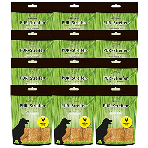 Produktbild von Schecker PUR Streifen Hühnchen - 12 x 100 g