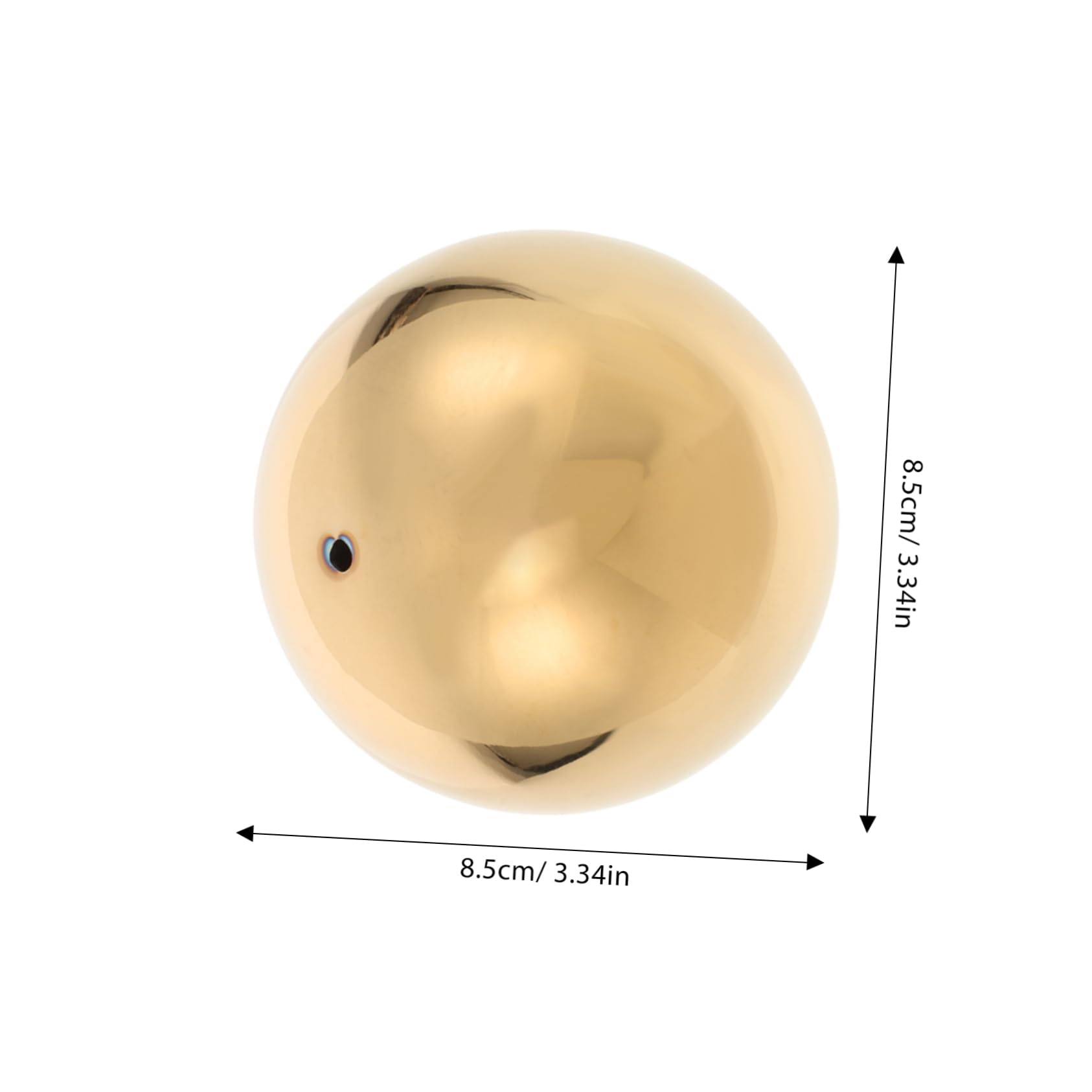 Cabilock Reflective Sphere Balls 100mm Garden Gazing Balls Outdoor Decorative Spheres for Photography