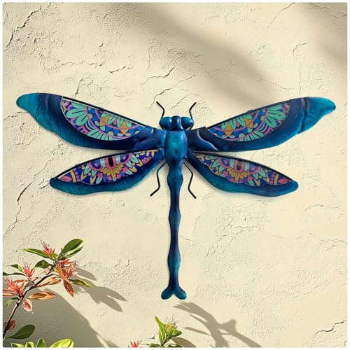 Cadeau en forme de libellule déco murale métal pour anniversaire - 2