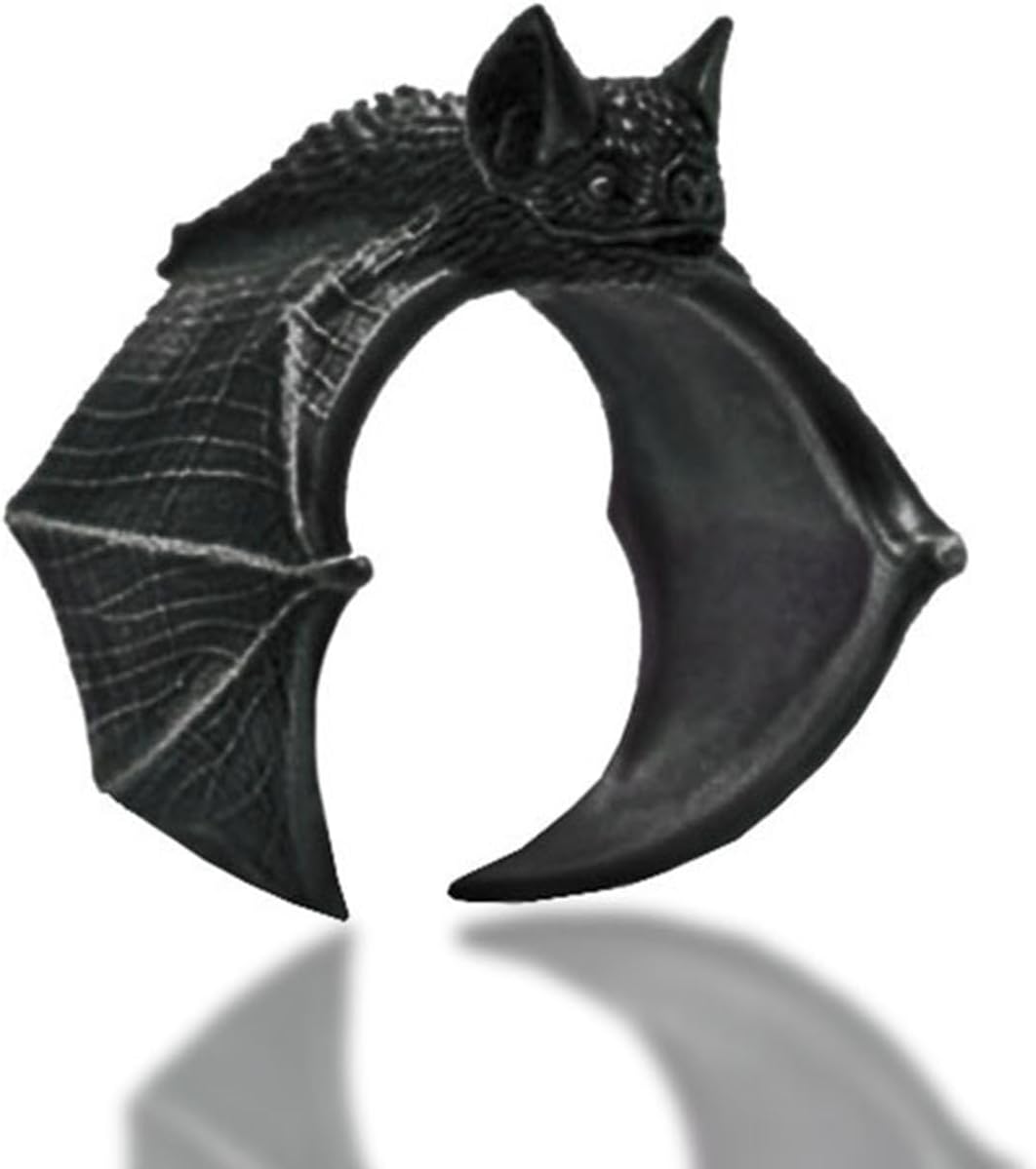 3 Pcs Vintage Bat Rings Set Gothic Bat Ring Open Adjustable Black Punk Bat Wing Ring Stackable Knuckle Finger Ring Jewelry for Women Men - Image 6