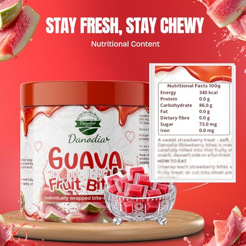 Dulce masticable de fruta guayaba Danodia Foods 300g miniatura 6