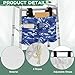 Rnyleeg Navy Blue Camo Walker Pouch for Rolling Walker Water-Resistant Walkers Bag with Cup Holder Big Capacity Multi Pockets Folding Walkers Basket Tote Bag for Seniors, Elderly, Handicap