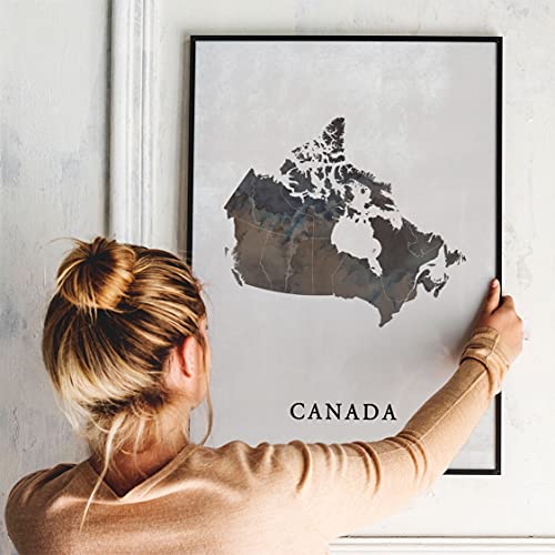Generic Canada Vintage Map Poster | 11X17 16X24 24X36 Wall Art thumb #2