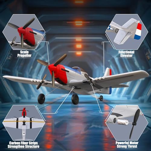 Image of volantexrc RC Plane, 3 Channel Remote Control Plane for Beginners & Adults