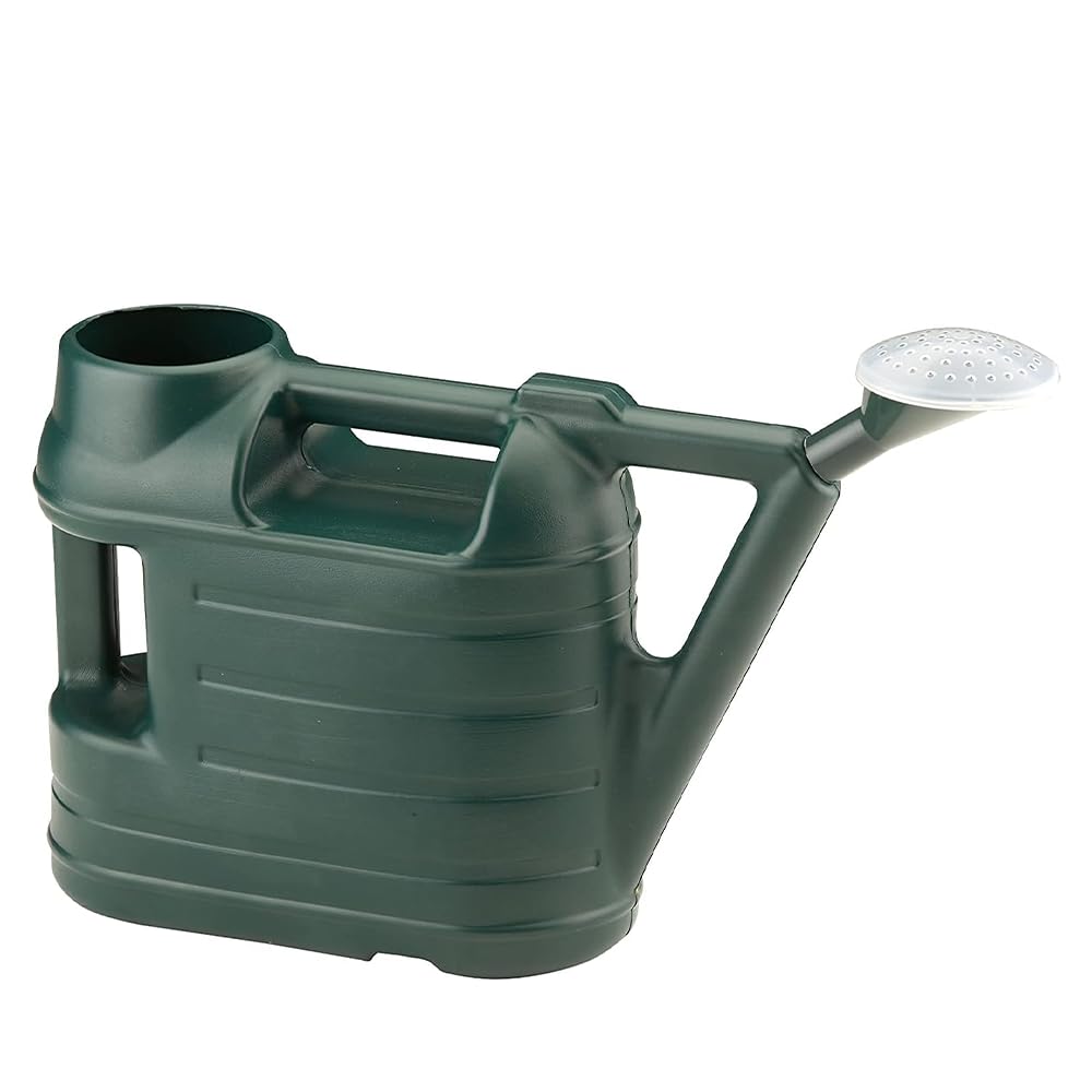 Karrma Ltd. Garden Watering Can with Sprinkler Head 6.5 Litre Green Plastic Water Can for Indoor & Outdoor Plants, Flowers, Lawn, Patio & Garden