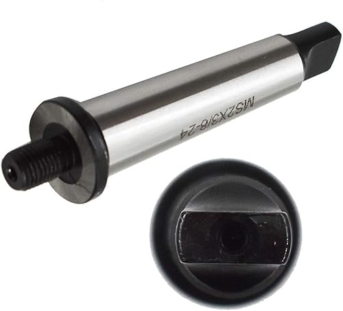Vista 11 de WFLNHB Portabrocas roscadas Arbor 2MT a 1/2"-20 MT endurecido MT2 adaptador para varias máquinas de taladro, fresadoras, tornos, tornos de mandrinar