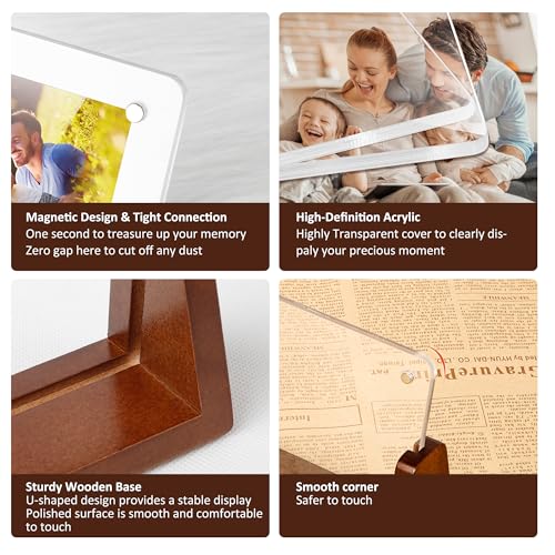GONAT 4x6 Picture Frame 3 Pack, Delicate