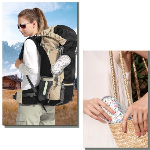 Image of FINTIE Sunglasses Case, Hard EVA Shell Shockproof Sport Glasses Case with Metal Carabiner Travel Zipper Eyeglasses Holder