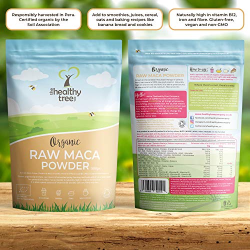 Organic Maca Powder - High in Vitamins B1, B2, B6, Calcium, Iron and Zinc - Great in Smoothies, Juices & Baking - Organic Raw Maca Root Powder by TheHealthyTree Company 500g - Image 5