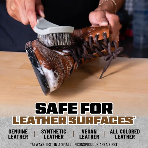 Chemical Guys, Nifty Leather Detailing Brush, Synthetic Horse Hair | Safe on genuine, synthetic, vegan, colored leather, angled head keeps hands clean, pairs with Chemical Guys Leather Cleaner - image 5