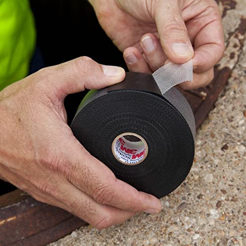 3M Scotch Rubber Splicing Tape 23, 1-1/2 In X 30 Ft, Black, Self-Fusing (Epr Based) Rubber Electrical Insulating Tape, 1 Roll #TOP6