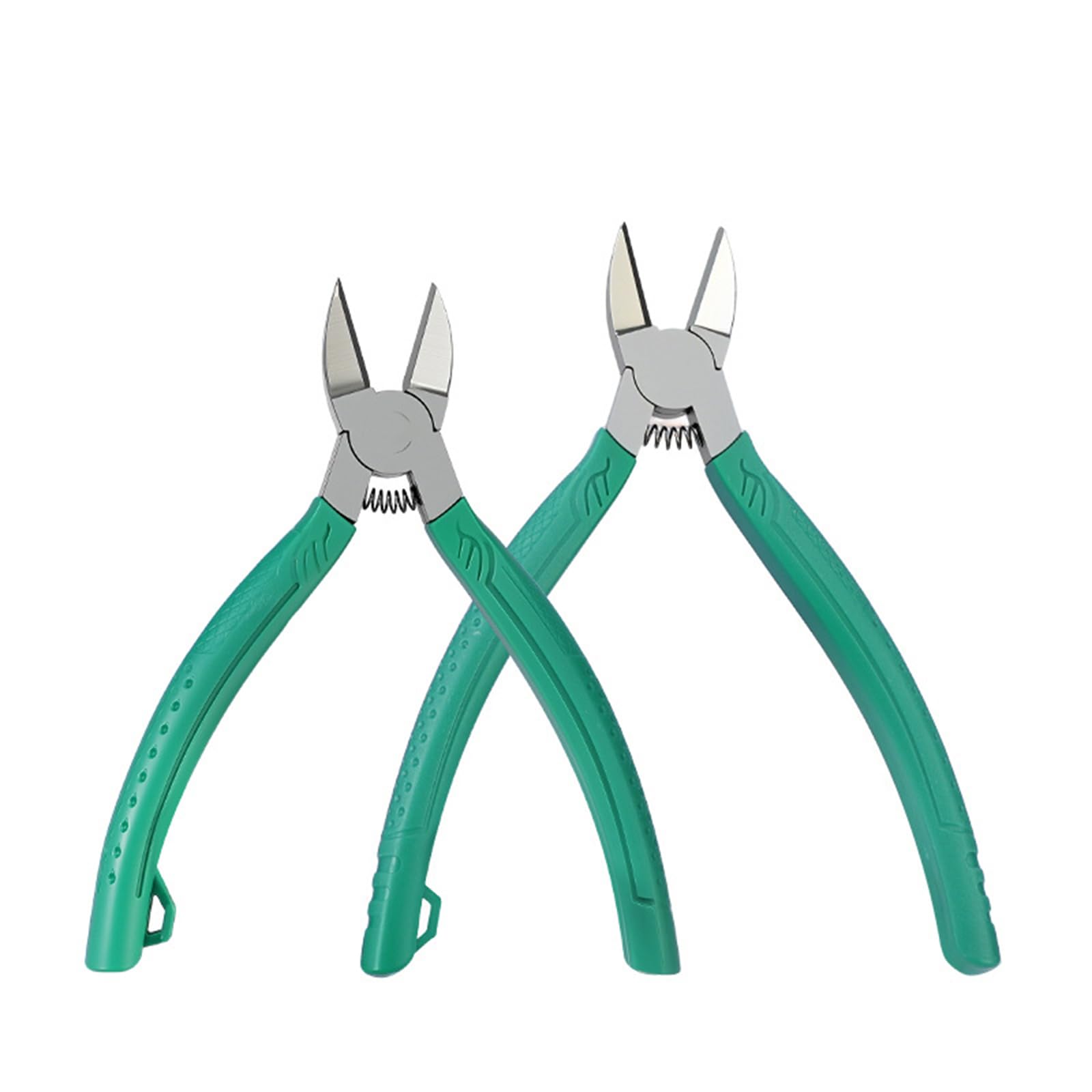 Nvoqilin 2 Piece Set Industrial Electrician Diagonal Pliers Professional Wire Cable Cutting Shears Comfortable Hand Tool Assembly Cutting Pliers Tool