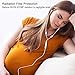 Tuisy Air Tube Headset - Upgraded Radiation Free Headphones Earbuds Earphone with Microphone and Volume Control, EMF Protection, Universal for iPhone Samsung iPad iPod MP3 & More, White
