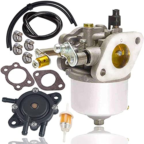 295cc Carburetor+Fuel Pump for EZ-GO Marathon Medalist TXT 4-Cycle Golf Carts 1991-up with 295cc Engines 26645-G01, 26645-G03, 26645-G04, 72558-G02, 72558-G03, 26726-G01, 26727-G01, 603901 17553 ,New