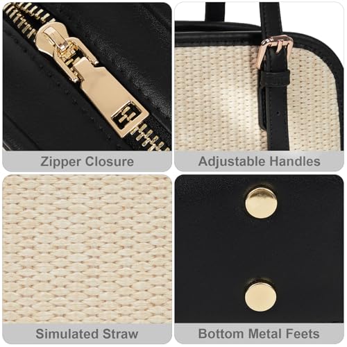 Straw Shoulder Bag for Women Woven Beach Purse Summer Purse Straw Bags for Women 20254