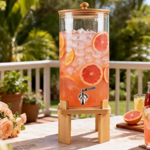 Commercial Juice Dispenser Triple Bowl