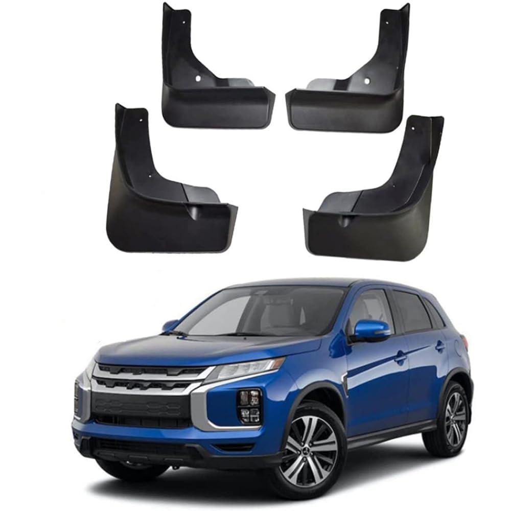 RJQXZXGQ Car Mud Flaps, for Mitsubishi Outlander 2023+ Front & Rear Car Mud Flaps, Splashproof Tough Auto Splash Guards Fenders