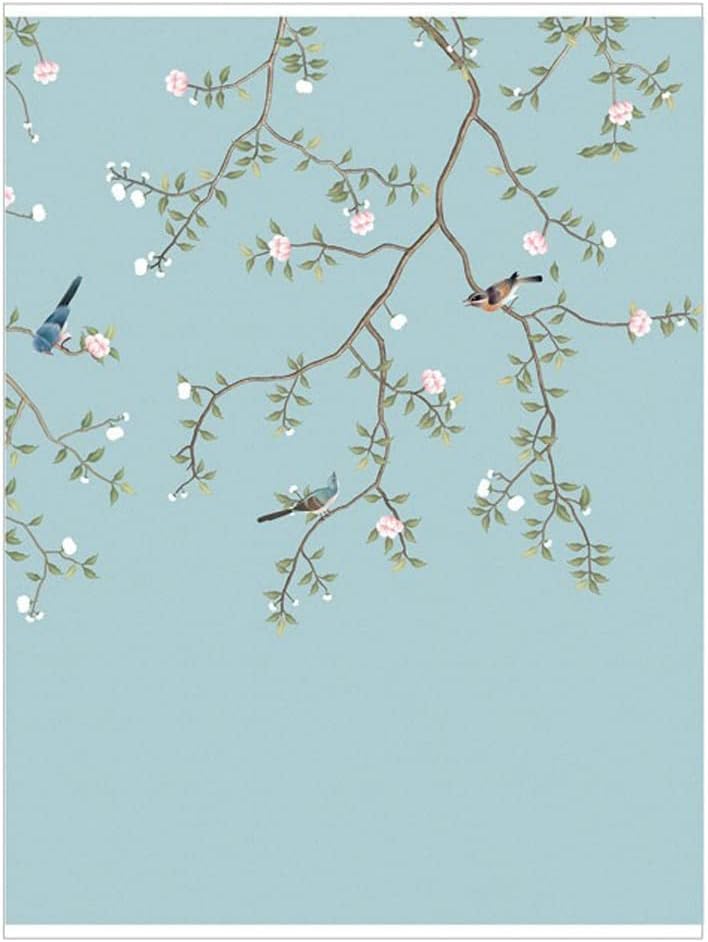 Window Privacy Film Window Film Window Privacy Film Chinese Flower and Bird Pattern Glue-Free Frosted Balcony Bathroom Window Decoration Window Paper Blackout Window Film Window Films(A,30 * 120 cm)