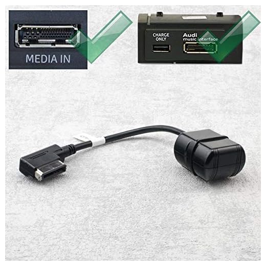 Bluetooth Cable adaptador para Audi AMI, por ejemplo A5 A6 A7 A8, Volkswagen MDI (con medios) por ejemplo Golf V/VI/Touran/Skoda Columbus con navegación