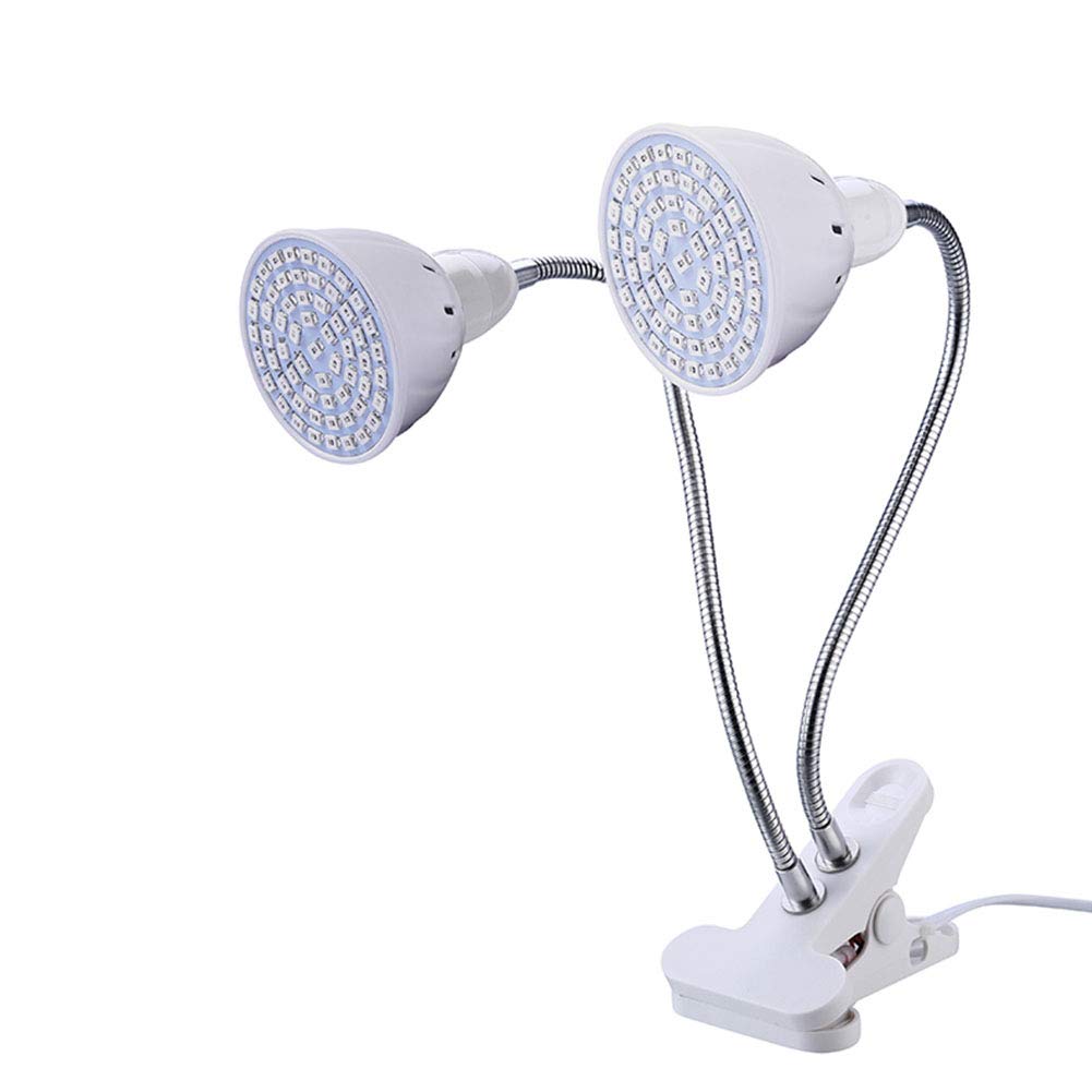 Led grow light E27 fitolampy lámpara de fito de espectro completo con clip para plántulas de plantas fitolamp box carpa interior,126 leds