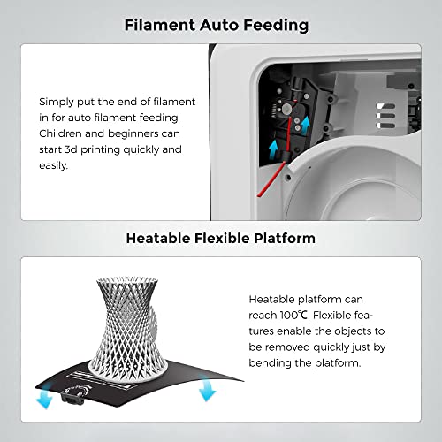 Flashforge Adventurer 3 3D Printer Limited Edition, With 4 Removable Nozzle Assembly And 2 Building Plates, Built-In Hd Camera And Leveling-Free Printer #TOP4
