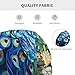 NLCUUIQ Fashion Peacock Flower Pattern Beanie Hat for Kids Slouchy Warm Skull Cap Lightweight Soft Stretch Knit Hats Headwear for Boys Girls Kid Hat