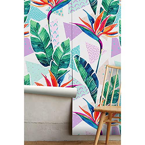 Fotomurale autoadhesivo Magic-Stick impermeable vinilo decorativo hojas abstractas 5