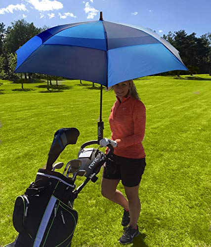 PROCELLA Large Golf Umbrella – AWARD WINNING, Windproof, Waterproof - Superior Heavy Duty Automatic Umbrella Defies High Wind, Sun & Rain – Perfect Cart Holder Fit – Matching Carrying Case Sleeve
