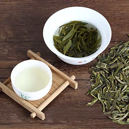 Goartea 250G / 8.8Oz Xihu Longjing Dragon Well Dragonwell Spring Green Tea Loose Leaf Chinese West Lake Long Jing Tea #TOP3