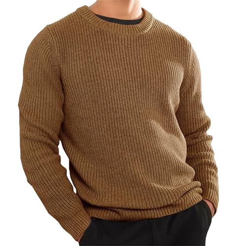 Pull gaufré léger pour homme qui ne se déforme pas au lavage