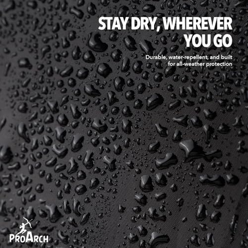 Image of ProArch Rain Cover for Backpack Travel & Hiking Bags |Tear-Resistant Rucksack Cover with Storage Pouch | Elastic Adjustable Fit Dustproof Travel for Upto 44L Backpacks (4Pack)