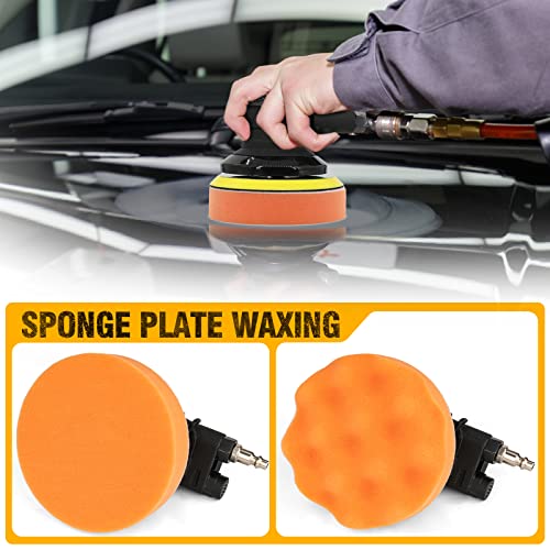 Autolcok 2022 Upgrade 6 Inches Air Random Orbital Sander, Pneumatic Palm Car Sanders For Wood Polisher Metal,And Auto Body Work, Da Sanders, Dual-Action Sander #TOP5