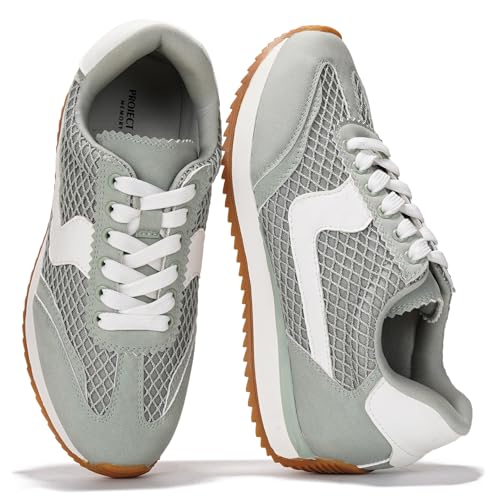 Image of Project Cloud Lace-up Fashion Sneakers for Women Footwear 2026 (Madison) | Memory Foam Insole for Comfortability; Non-Slip Casual Ladies Shoes for Women Sneakers; Lightweight Lace-up Womens Shoes