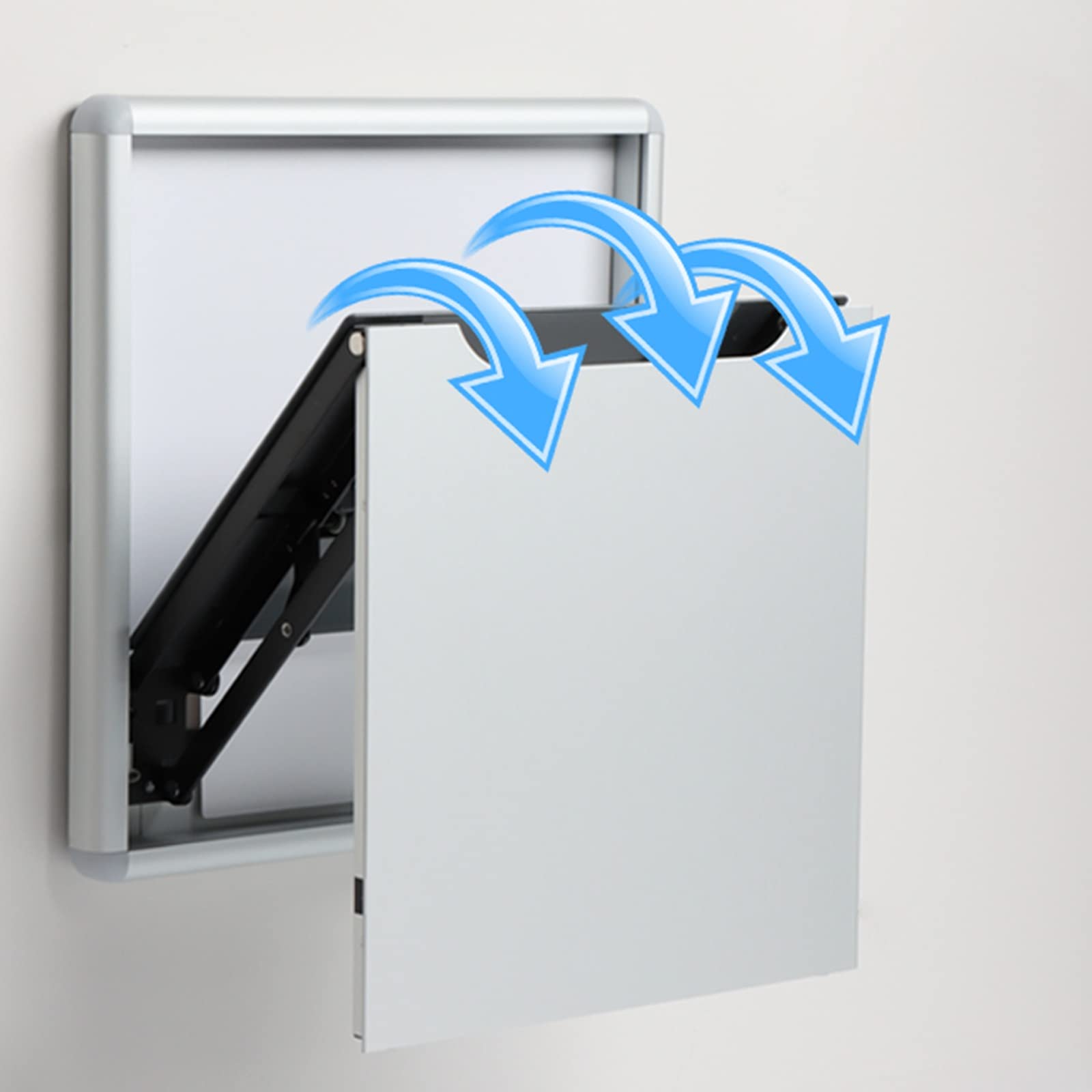 Silla Plegable Taburete Plegable de aleación de Aluminio, Taburete Ultrafino para Porche montado en la Pared para el hogar, Muebles de baño