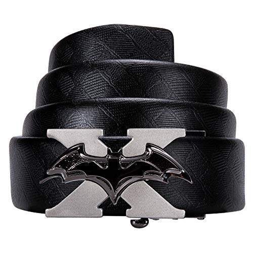 Dubulle Designer Ratchet Belt for Men Leather Fashion Adjustable Automatic Buckle Sliding Removable Dress Casual2