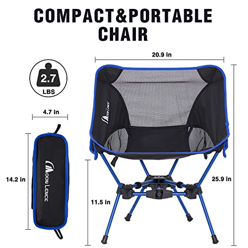 Moon Lence Compact Camping Chair Backpacking Chair - The 4Th Generation Small Folding Chair - Portable, Lightweight Chair For Hiking Mountaineering, Beach #TOP2