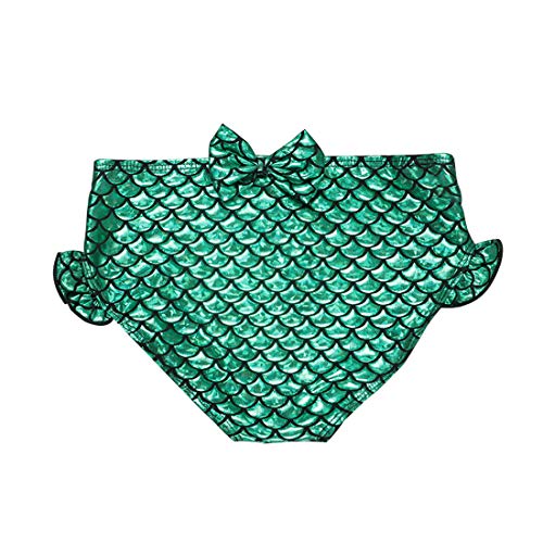 Tfjh E 3Pcs Toddler Girls Swimsuits Bathing Suit Fish Scale Bikini Set,Green 100 #TOP2