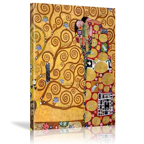 Peinture sur toile Gustav Klimt 90x120cm pour salon moderne